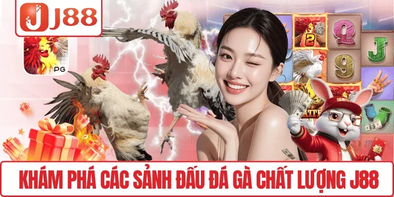 Khám phá các sảnh đấu đá gà chất lượng J88