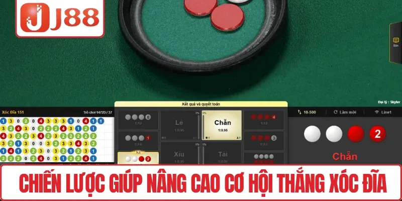 Chiến lược giúp nâng cao cơ hội thắng Xóc đĩa